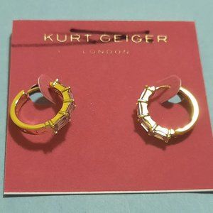 Kurt Geiger Be Kind hoop earrings